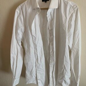 Classic White Men's Shirt